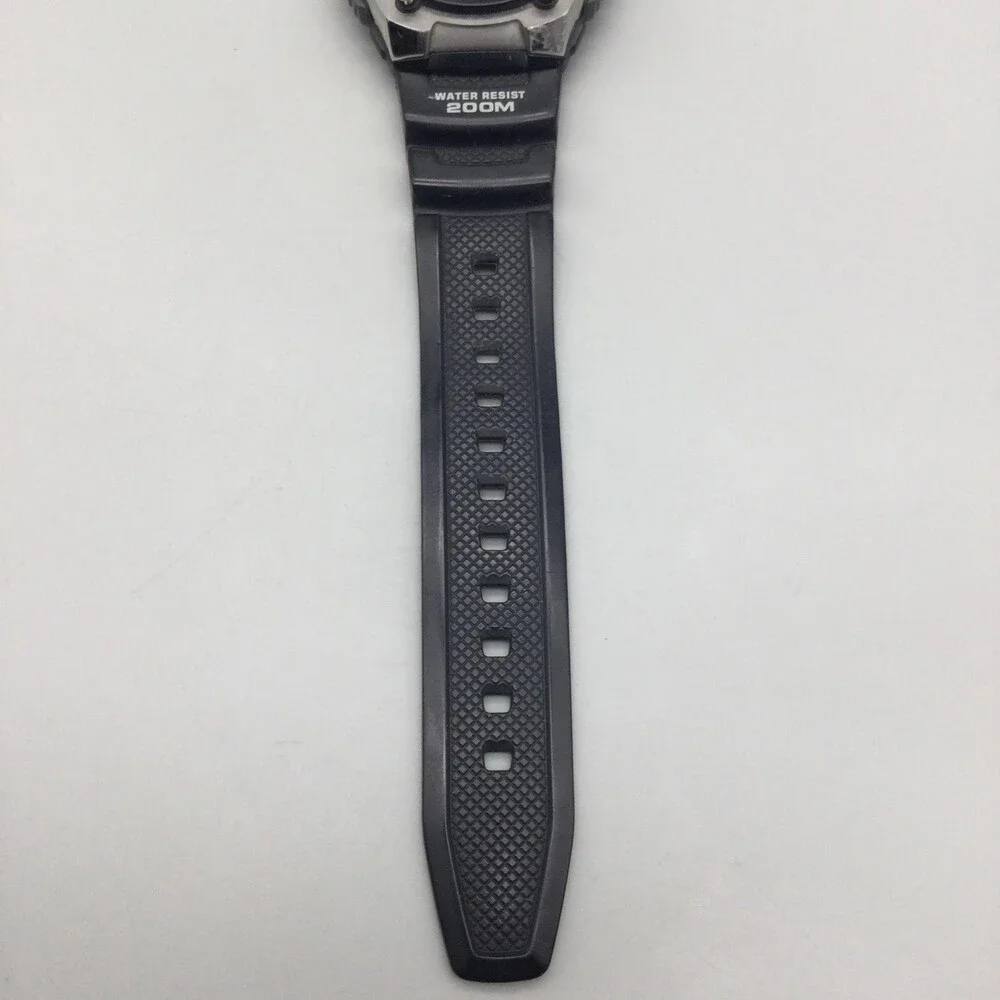 Casio 5056 AQW-101 Mens Watch 45mm Gray Ana-Digi Thermosensor 200M New Battery